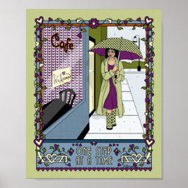 Ein Schritt bei einem Time_A_8x10-Poster Poster