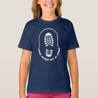 Ein Schritt nach dem anderen - Inspiration für Lau T-Shirt