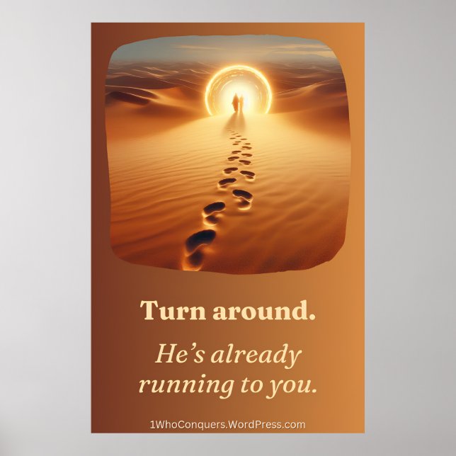 Ein Schritt zurück zu Gott ist genug Poster (Vorne)