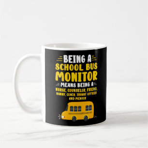 Ein Schulbusmonitor Kaffeetasse