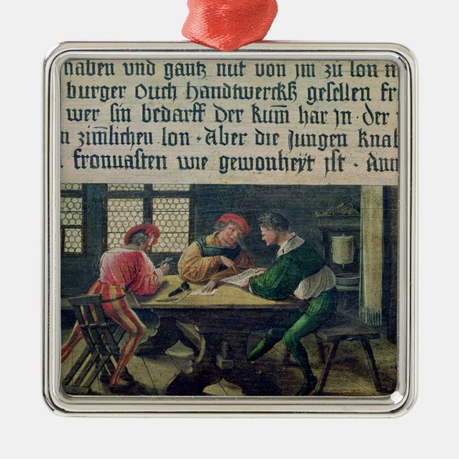 Ein Schullehrer Silbernes Ornament (Vorne)