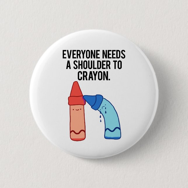 Ein Schulterstück für Crayon Art Pun Button Button (Vorderseite)