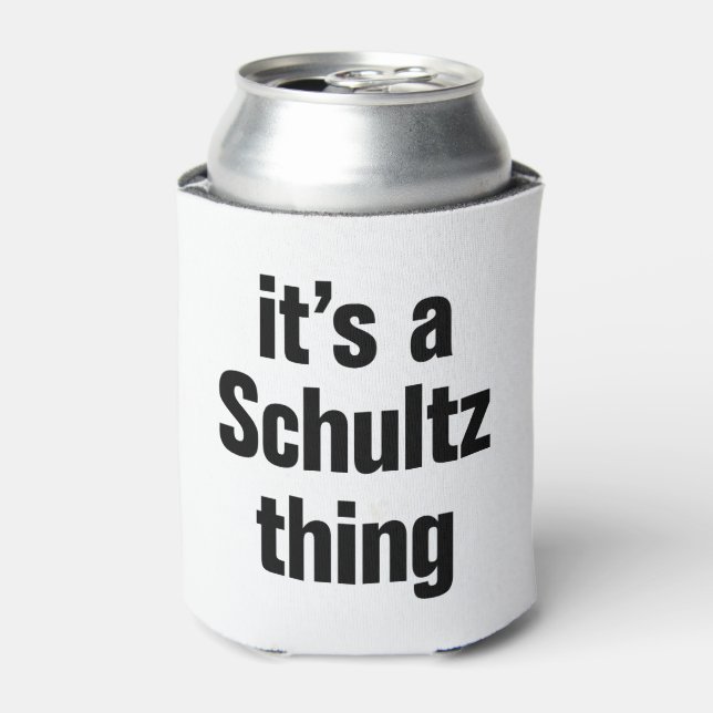 ein Schultz-Ding Dosenkühler (Kanne Vorderseite)
