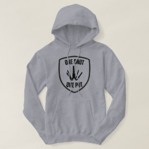 Ein Schuss, Ein Topf Fischerei Hoodie