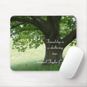 Ein schützender Baum-mit Zitat Mousepad