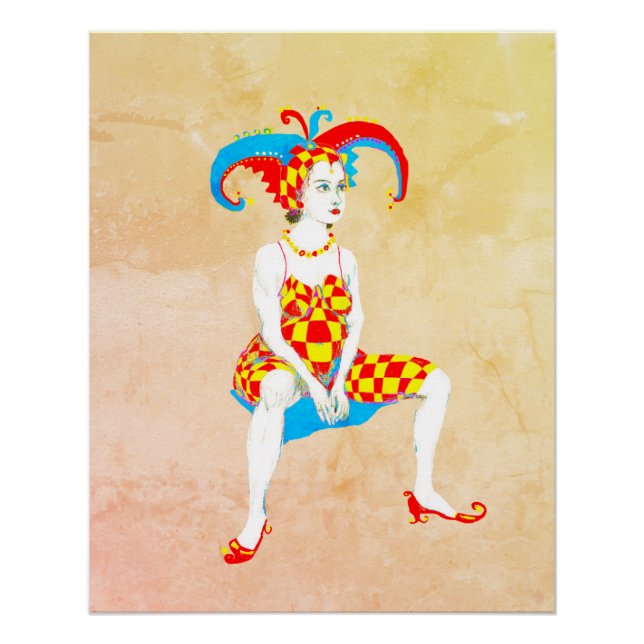 Ein schwangerer Narr Stretch Canvas Print Poster (Vorderseite)