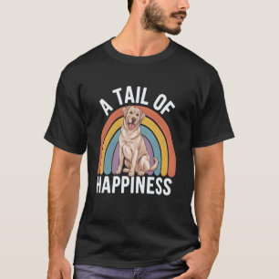 Ein Schwanz des Glücks Labrador Retriever Hund Ret T-Shirt