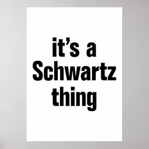 ein schwartzes Ding Poster