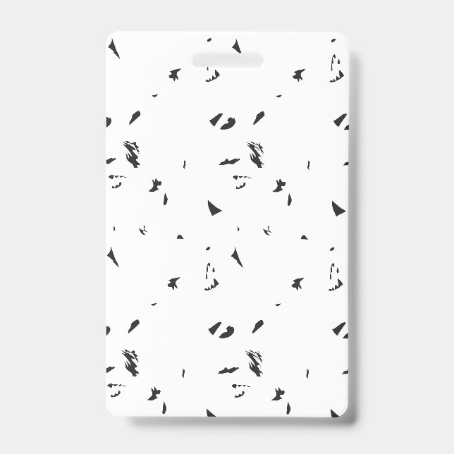 ein Schwarz-Weiß-Foto einer Vogelherde Ausweis (Vorderseite)