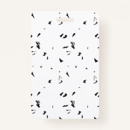 ein Schwarz-Weiß-Foto einer Vogelherde Ausweis