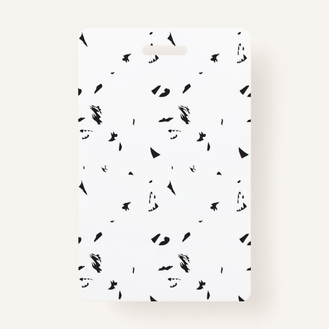 ein Schwarz-Weiß-Foto einer Vogelherde Ausweis (Vorderseite)