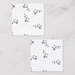 ein Schwarz-Weiß-Foto mit vielen Punkten Telefonnummerkarte