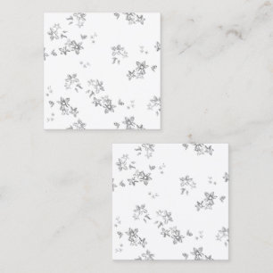 ein Schwarz-Weiß-Foto von Schneeflocken Telefonnummerkarte