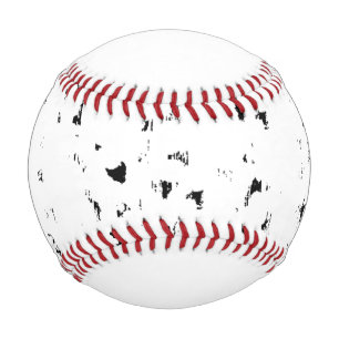 ein schwarz-weißes Foto Regen fällt Baseball