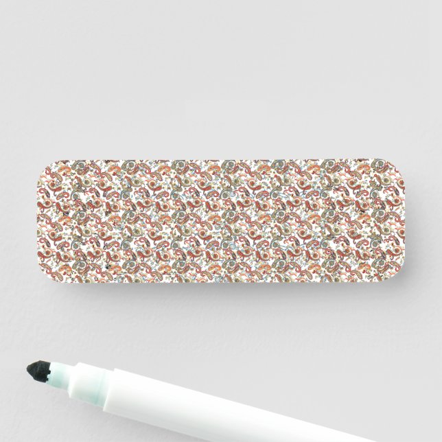 ein schwarzer Hintergrund mit einem roten, grünen  Namensschild (Beispiel)