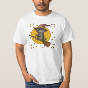 Ein Schwarzer Katzenwitscher-T - Shirt