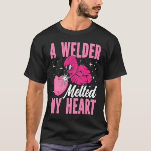 Ein Schweißer schmolz meine Herzschweißmaske 1 T-Shirt