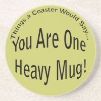 Ein schwerer Tasse-Untersetzer