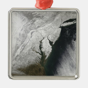 Ein schwerer Wintersturm 2 Ornament Aus Metall