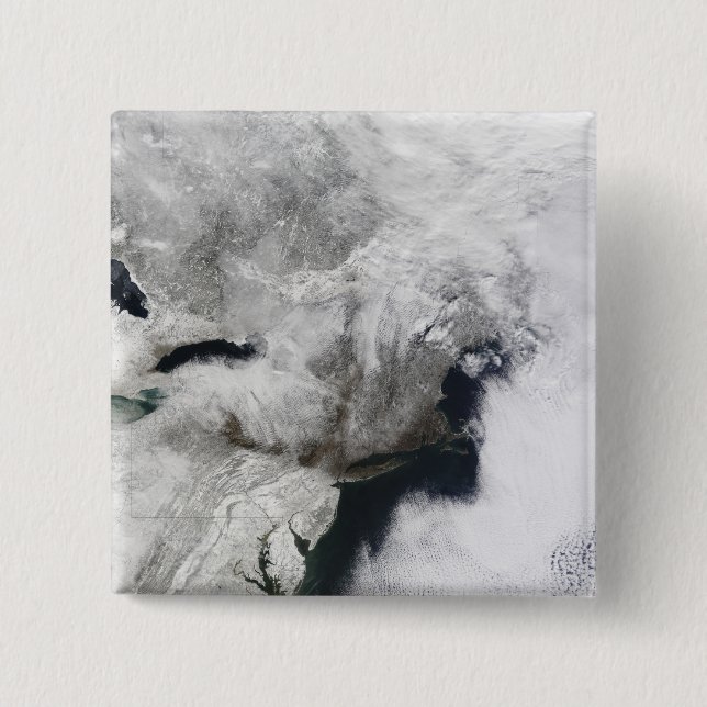 Ein schwerer Wintersturm Button (Vorderseite)