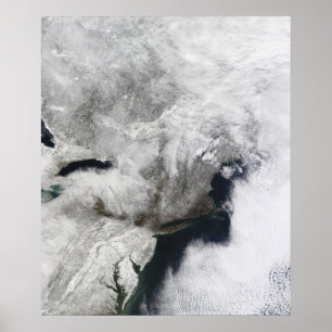 Ein schwerer Wintersturm Poster