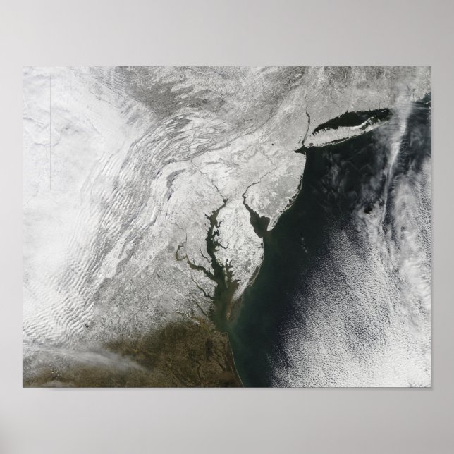 Ein schwerer Wintersturm Poster (Vorne)