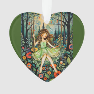 Ein Schwung in der Natur jagt die Blues weg Ornament