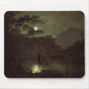 Ein See durch Mondschein, c.1780-82 (Öl auf Mousepad