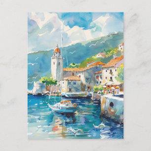 Ein Seehafen Postkarte