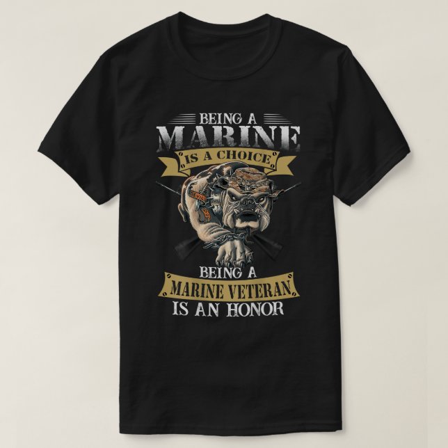 Ein Seeveteran zu sein ist eine Ehre T-Shirt (Design vorne)