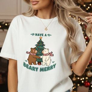 Ein sehr beiges Weihnachten T-Shirt