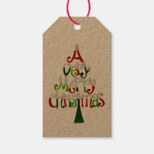 Ein sehr frohe Weihnachten Geschenkanhänger