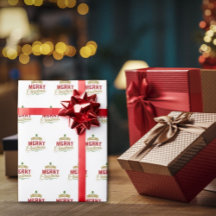 Ein sehr frohes Weihnachten moderne Feiertags-Fami