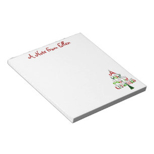 Ein sehr frohes Weihnachtsfest Notizblock