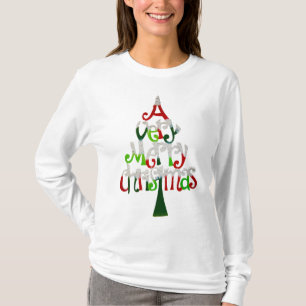 Ein sehr fröhlicher Weihnachtsbaum T-Shirt
