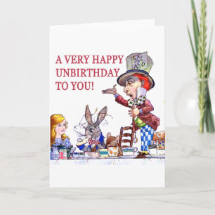 Ein sehr glückliches Unbirthday Ihnen! Karte