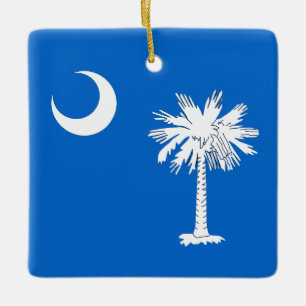 Ein sehr südliches Carolina-Ornament Keramikornament