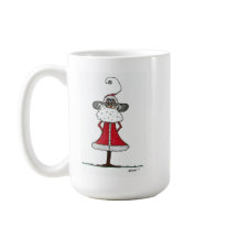 Ein sehr ursprünglicher Weihnachtsmann in seinem s