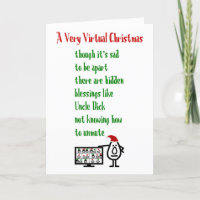 Ein sehr virtuelles Weihnachtsgedicht, ein fröhlic