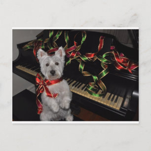 Ein sehr weißes Weihnachtsfest Feiertagspostkarte