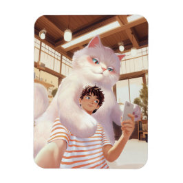 Ein Selfie mit dem Fluffy Riesen Magnet