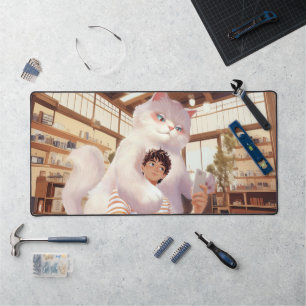 Ein Selfie mit dem Fluffy Riesen Schreibtischunterlage