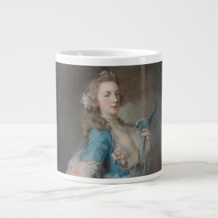 Ein Selfie mit meinem Papagei Jumbo-Tasse