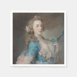 Ein Selfie mit meinem Papagei Serviette