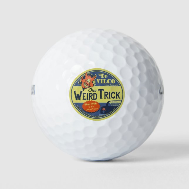 Ein seltsamer Trick Golfball (Vorderseite)