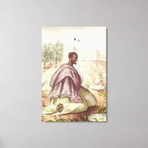 Ein senegalesischer Marabout Leinwanddruck