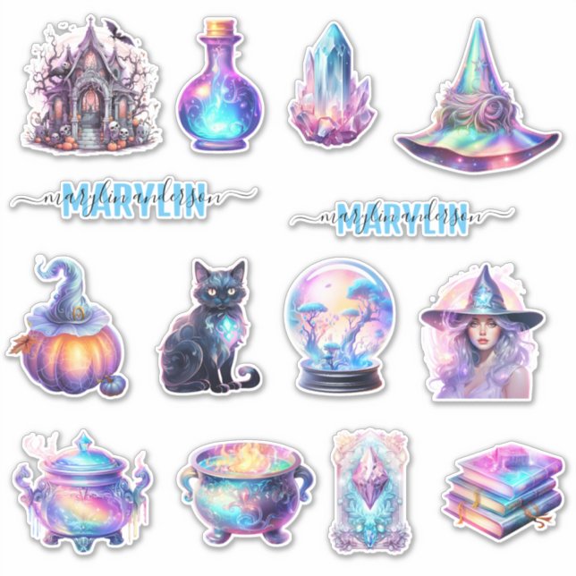 EIN SET FREUNDLICHER SPASS INDIVIDUELLE NAME HALLO AUFKLEBER (Vorderseite)