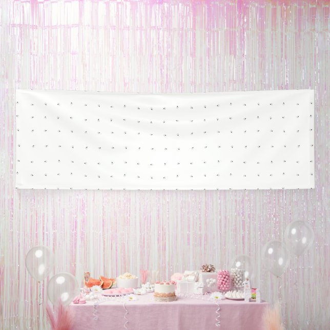 Ein Set mit viel Schwarz-Weiß-Design Banner (Party)