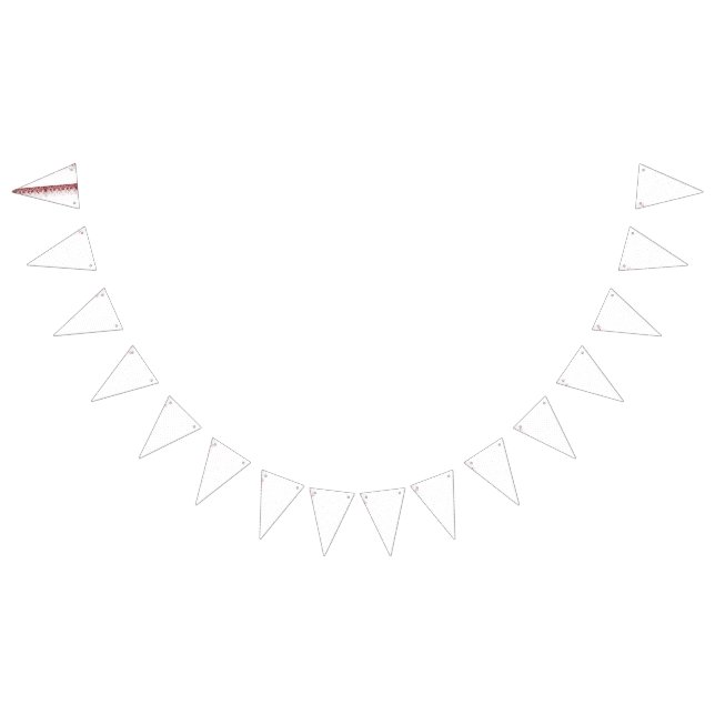 Ein Set mit viel Schwarz-Weiß-Design Wimpelkette (Alle)