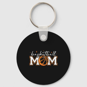 Ein Shirt Basketball-Mama Basketball-Mutter Basket Schlüsselanhänger